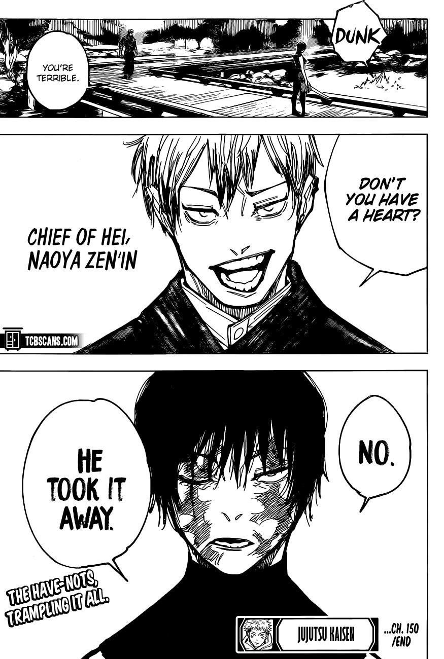 Jujutsu Kaisen Chapter 150 image 21